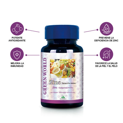 ZINC TABLET (FOR ADULTS) 1g*60tabs